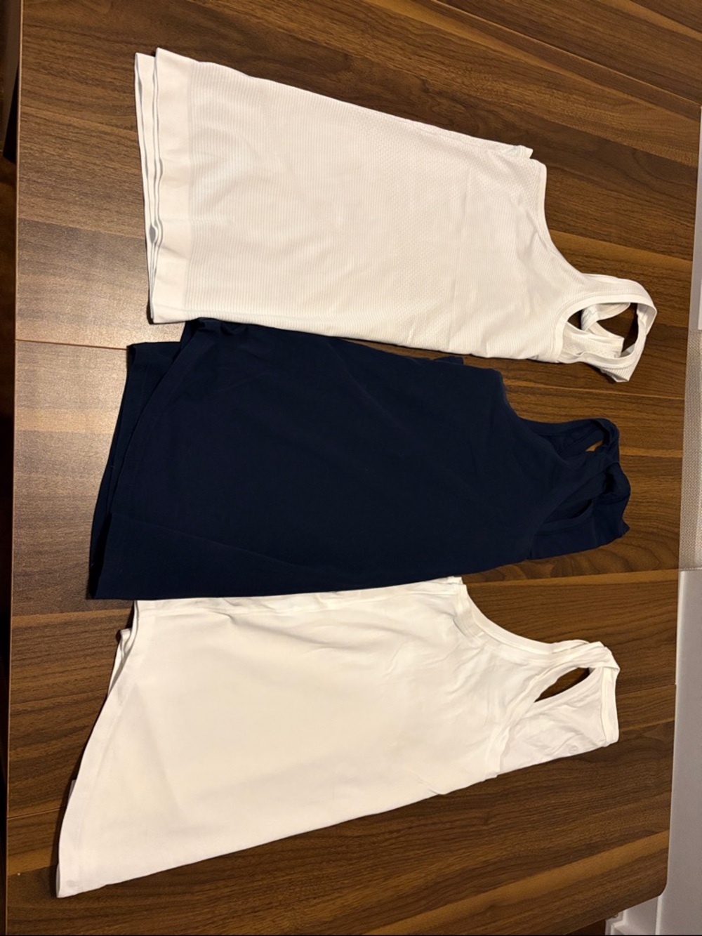 lululemon athletica Tank Tops Pack - White and Navy